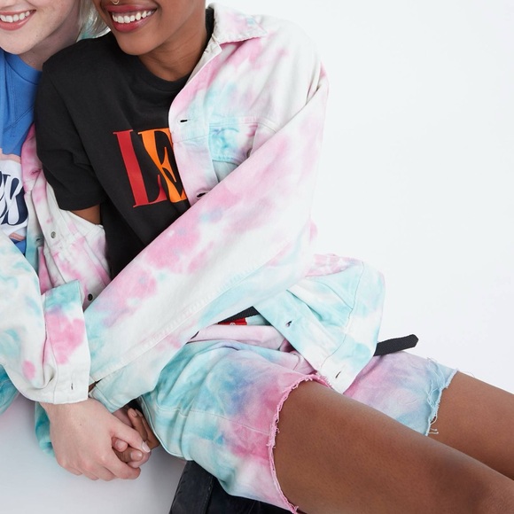 501 Levi’s Tie Dye Shorts - Picture 8 of 8